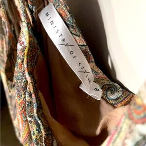 Ministry Of Style Silk Blouse- new without tags- Size 8